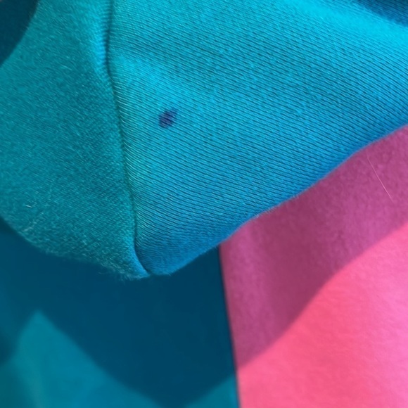 Teddy Fresh Color block hooded sweatshirt with pockets size small - Picture 6 of 11